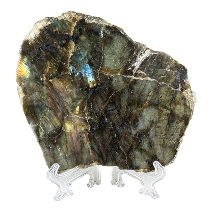 Labradorite Crystal Gemstone Slab - Gem Avenue Retail
