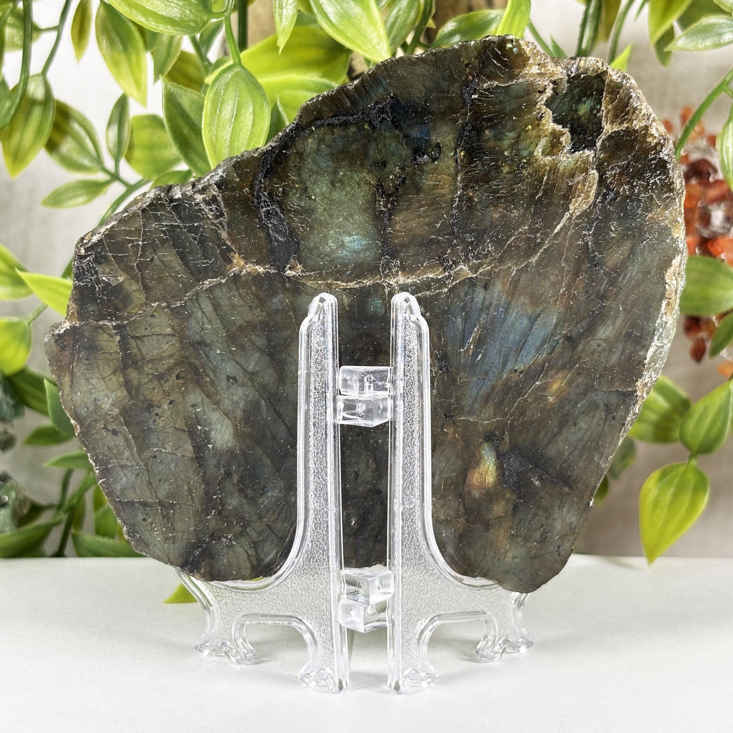Labradorite Crystal Gemstone Slab - Gem Avenue Retail