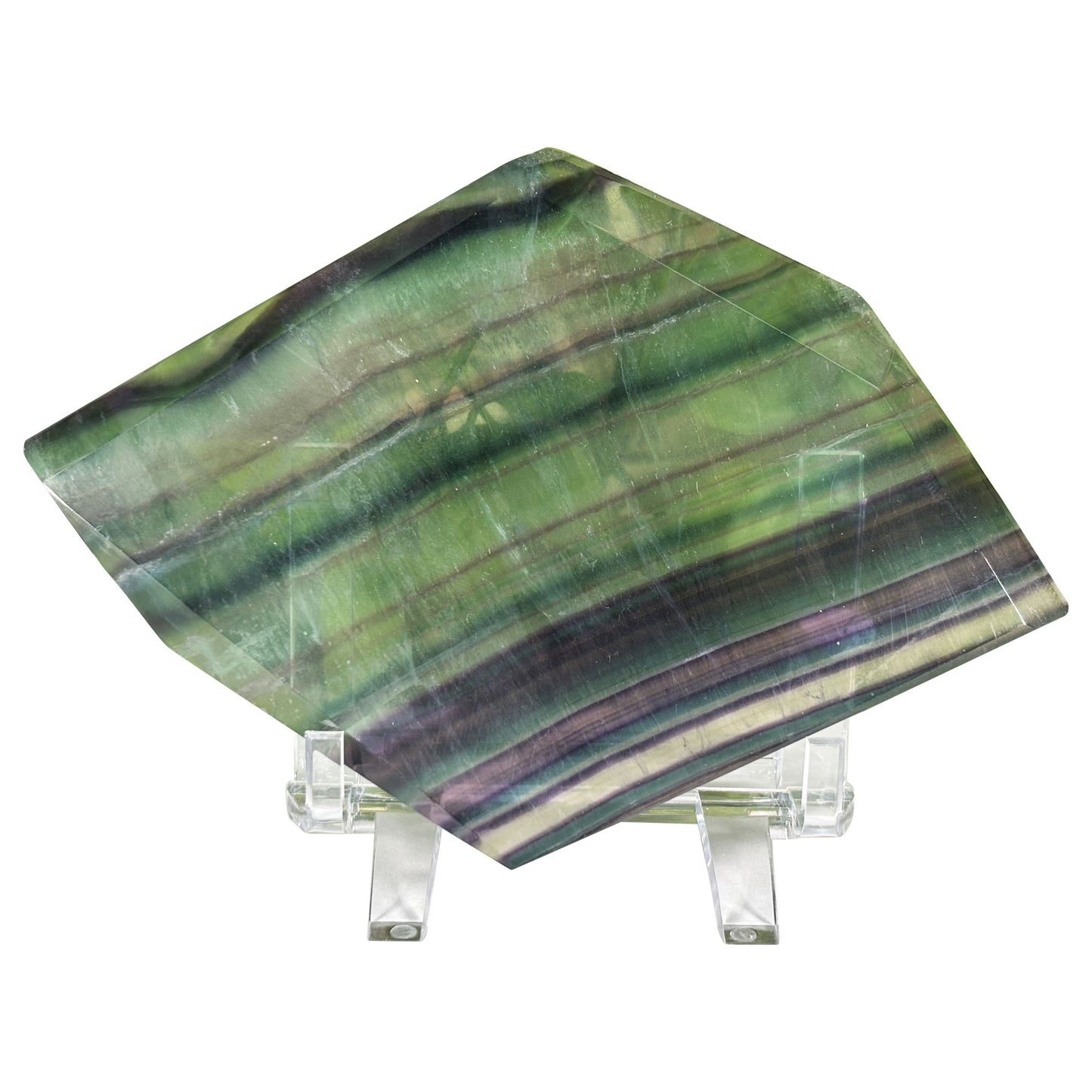 Rainbow Fluorite Crystal Slab - Gem Avenue Retail