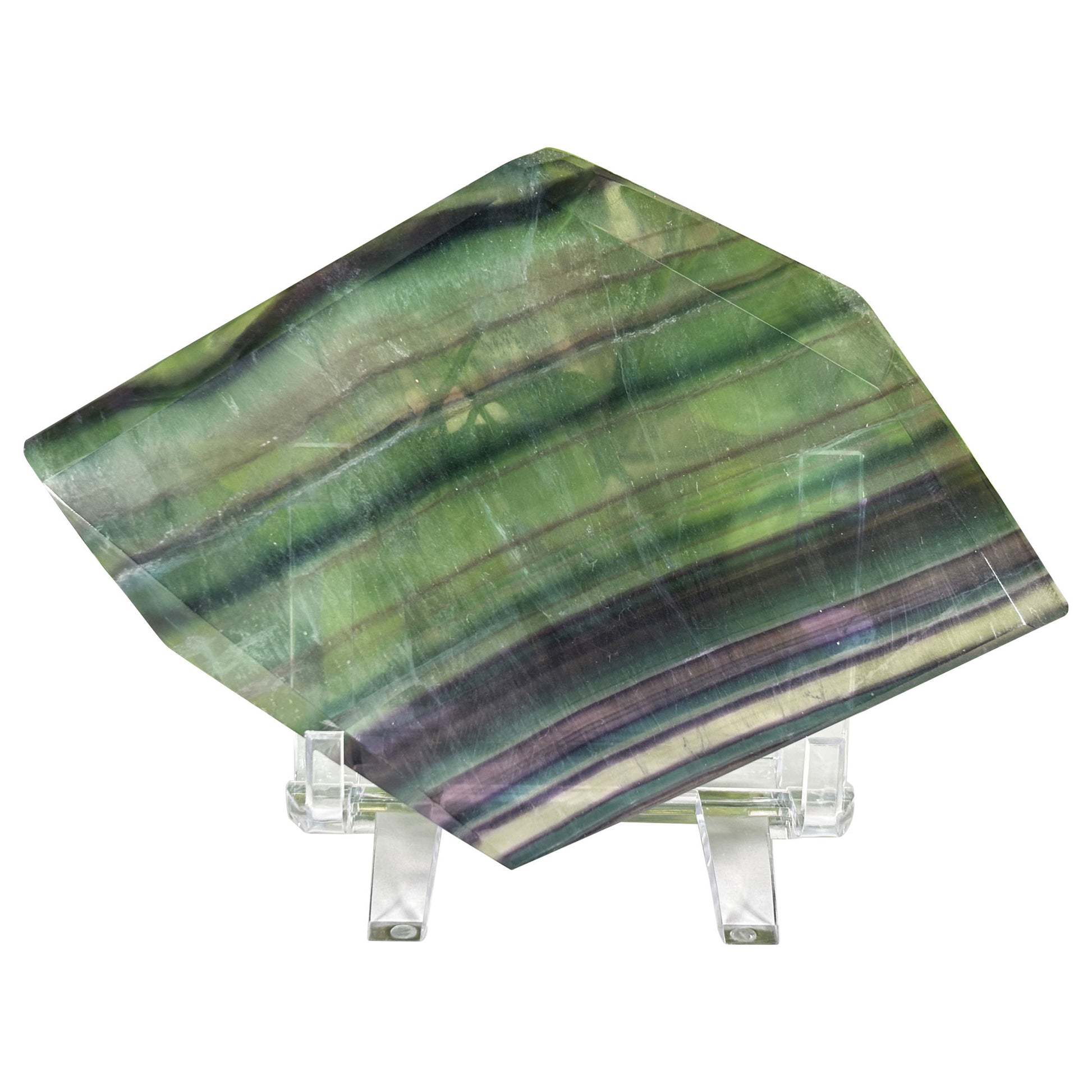 Rainbow Fluorite Crystal Slab - Gem Avenue Retail