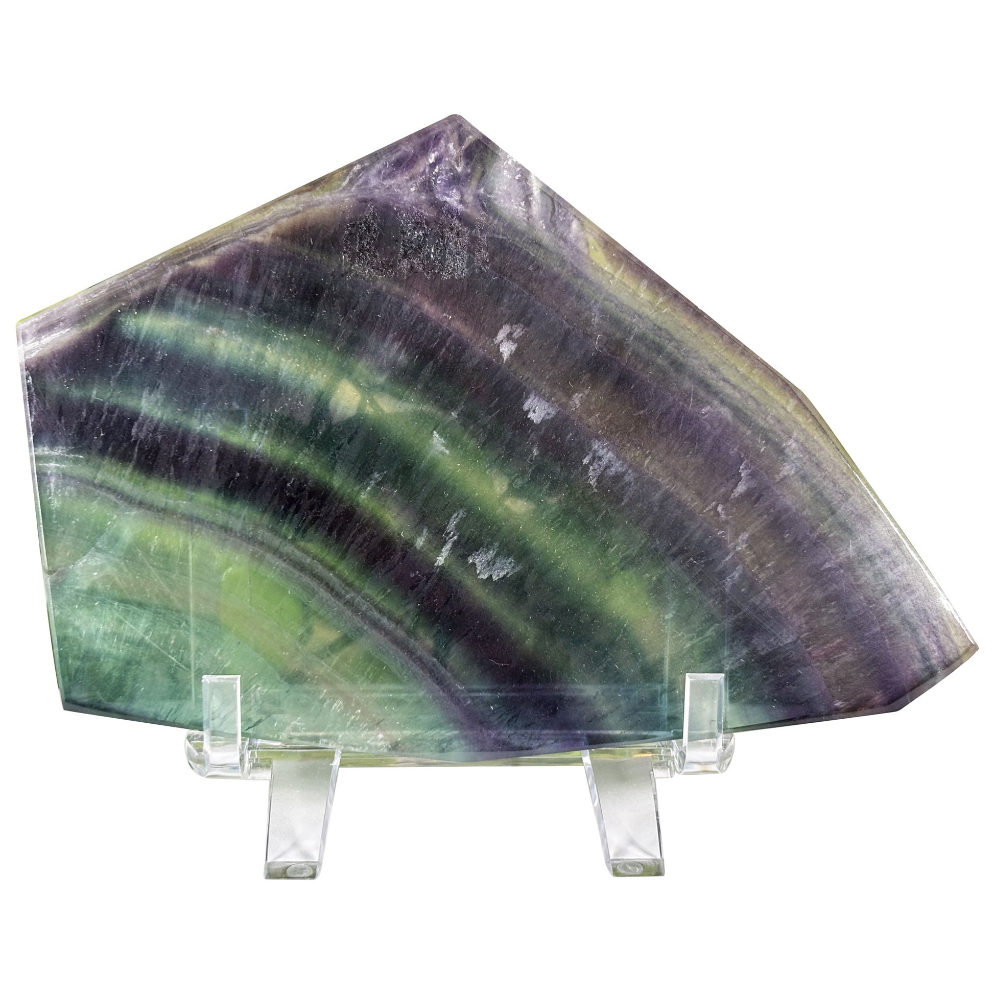 Rainbow Fluorite Crystal Slab - Gem Avenue Retail