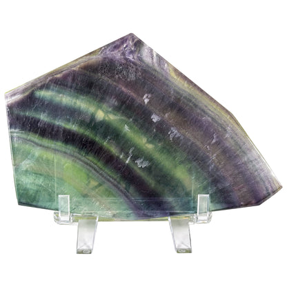 Rainbow Fluorite Crystal Slab - Gem Avenue Retail