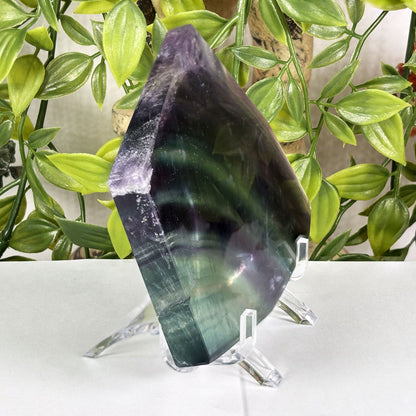 Rainbow Fluorite Crystal Slab - Gem Avenue Retail