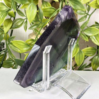 Rainbow Fluorite Crystal Slab - Gem Avenue Retail
