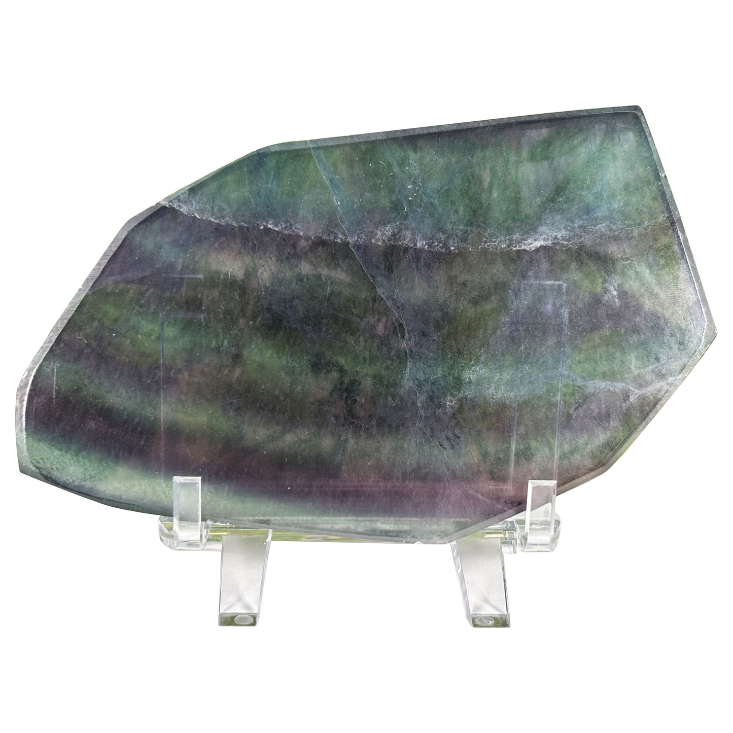 Rainbow Fluorite Crystal Slab - Gem Avenue Retail