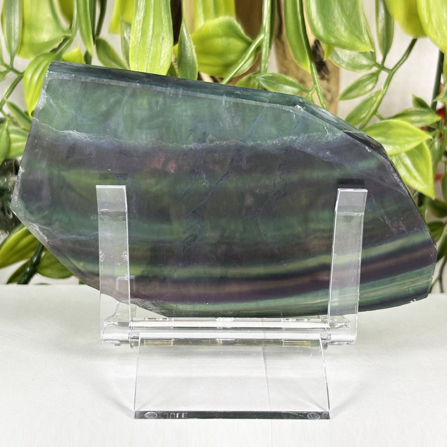 Rainbow Fluorite Crystal Slab - Gem Avenue Retail