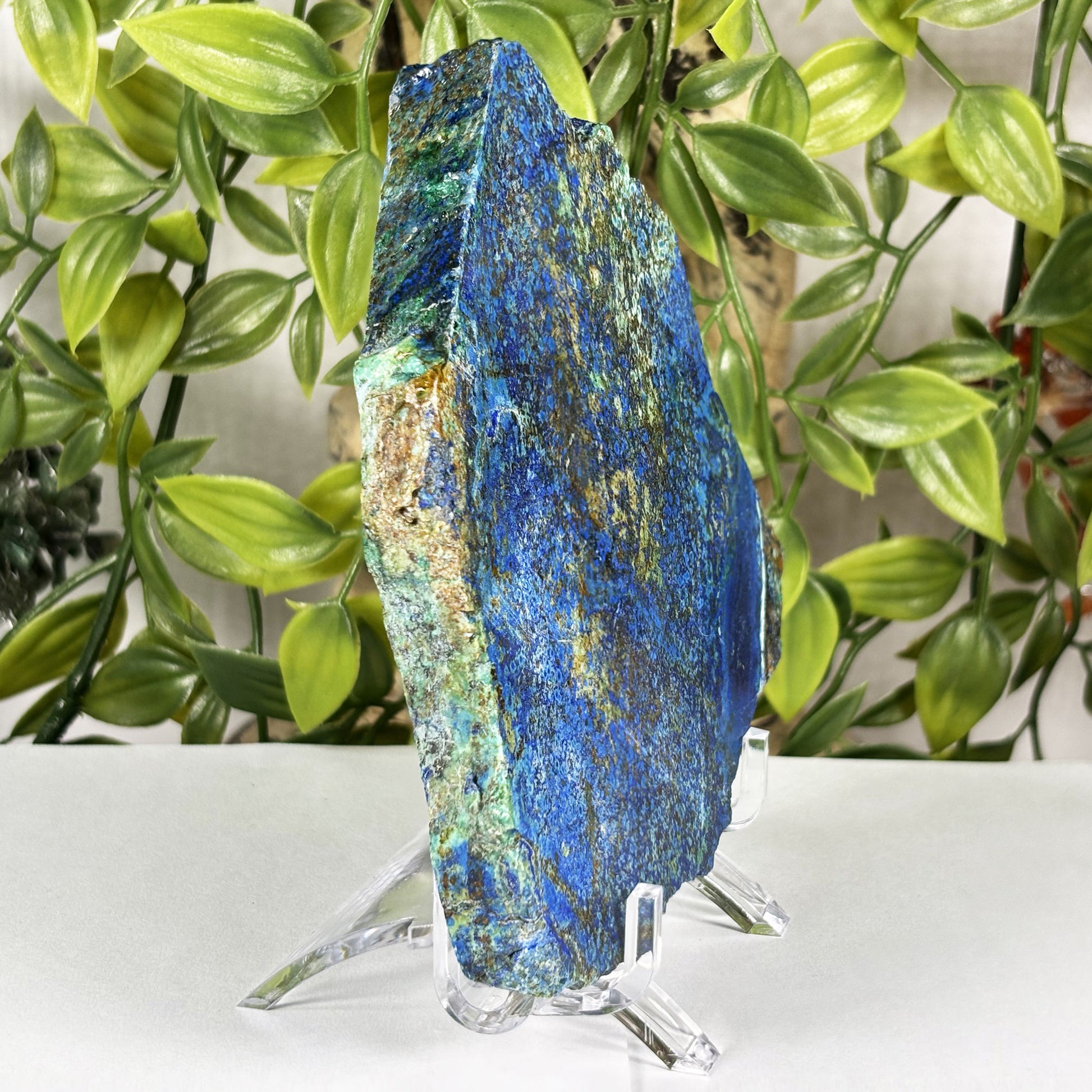 Azurite Malachite Crystal Slab - Gem Avenue Retail