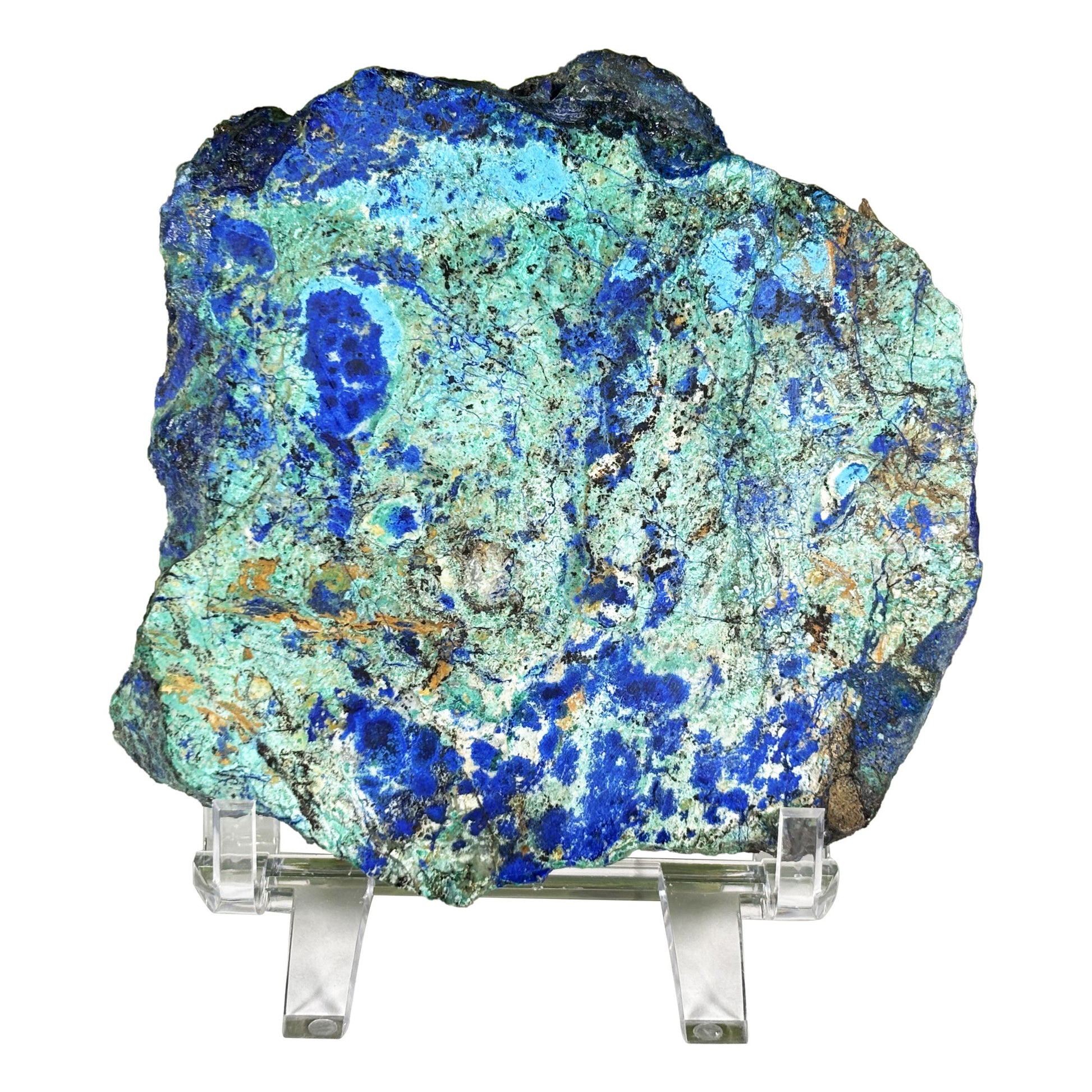 Azurite Malachite Crystal Slab - Gem Avenue Retail