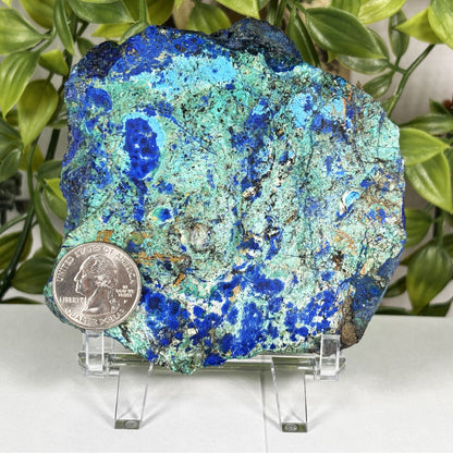 Azurite Malachite Crystal Slab - Gem Avenue Retail