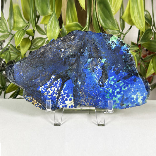 Azurite Malachite Crystal Slab - Gem Avenue Retail