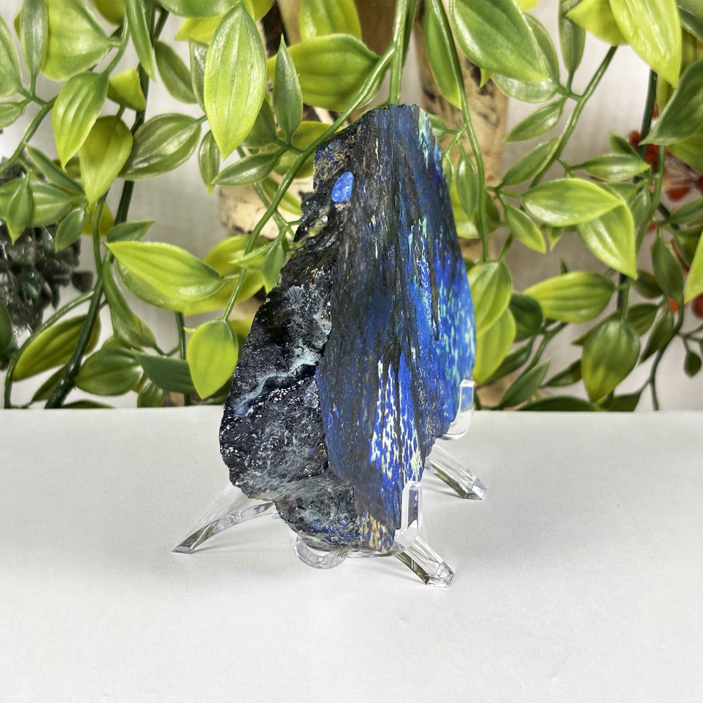 Azurite Malachite Crystal Slab - Gem Avenue Retail