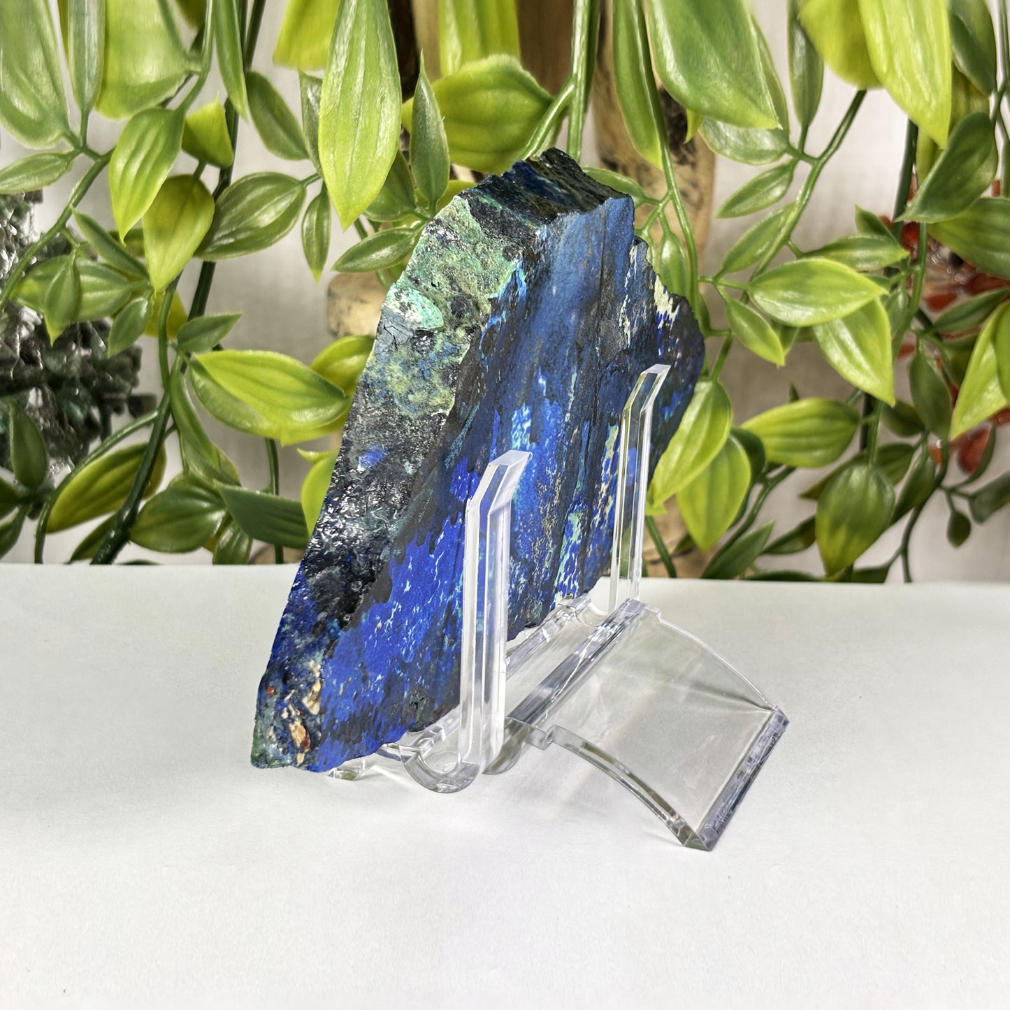 Azurite Malachite Crystal Slab - Gem Avenue Retail