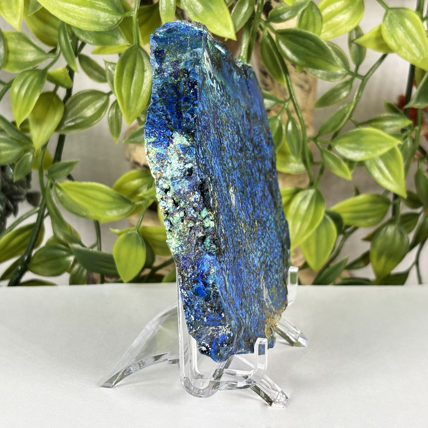 Azurite Malachite Crystal Slab - Gem Avenue Retail