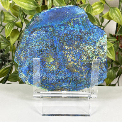 Azurite Malachite Crystal Slab - Gem Avenue Retail