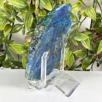 Azurite Malachite Crystal Slab - Gem Avenue Retail