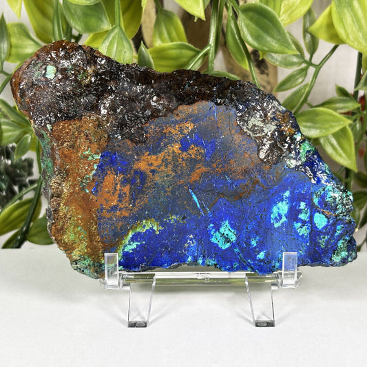 Azurite Malachite Crystal Slab - Gem Avenue Retail