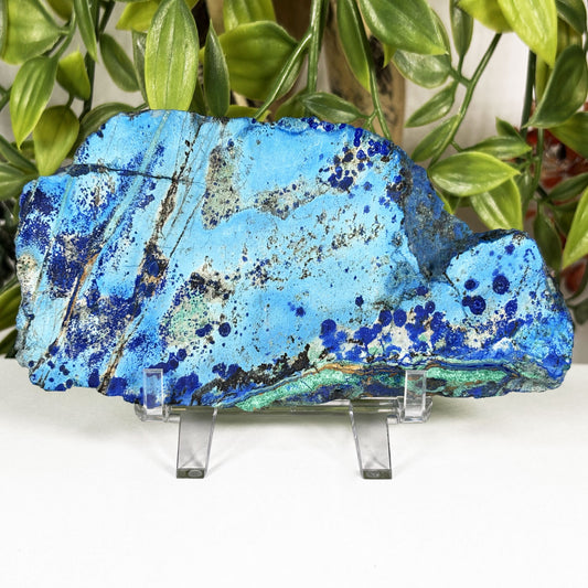 Azurite Malachite Crystal Slab  - Gem Avenue Retail