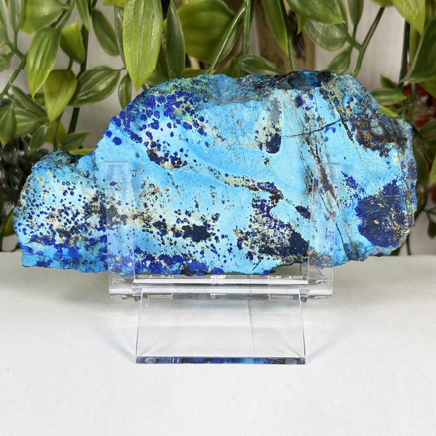 Azurite Malachite Crystal Slab  - Gem Avenue Retail