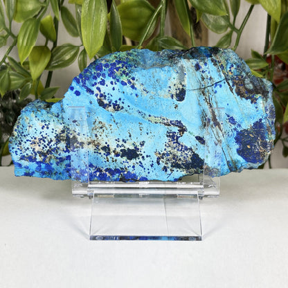 Azurite Malachite Crystal Slab  - Gem Avenue Retail