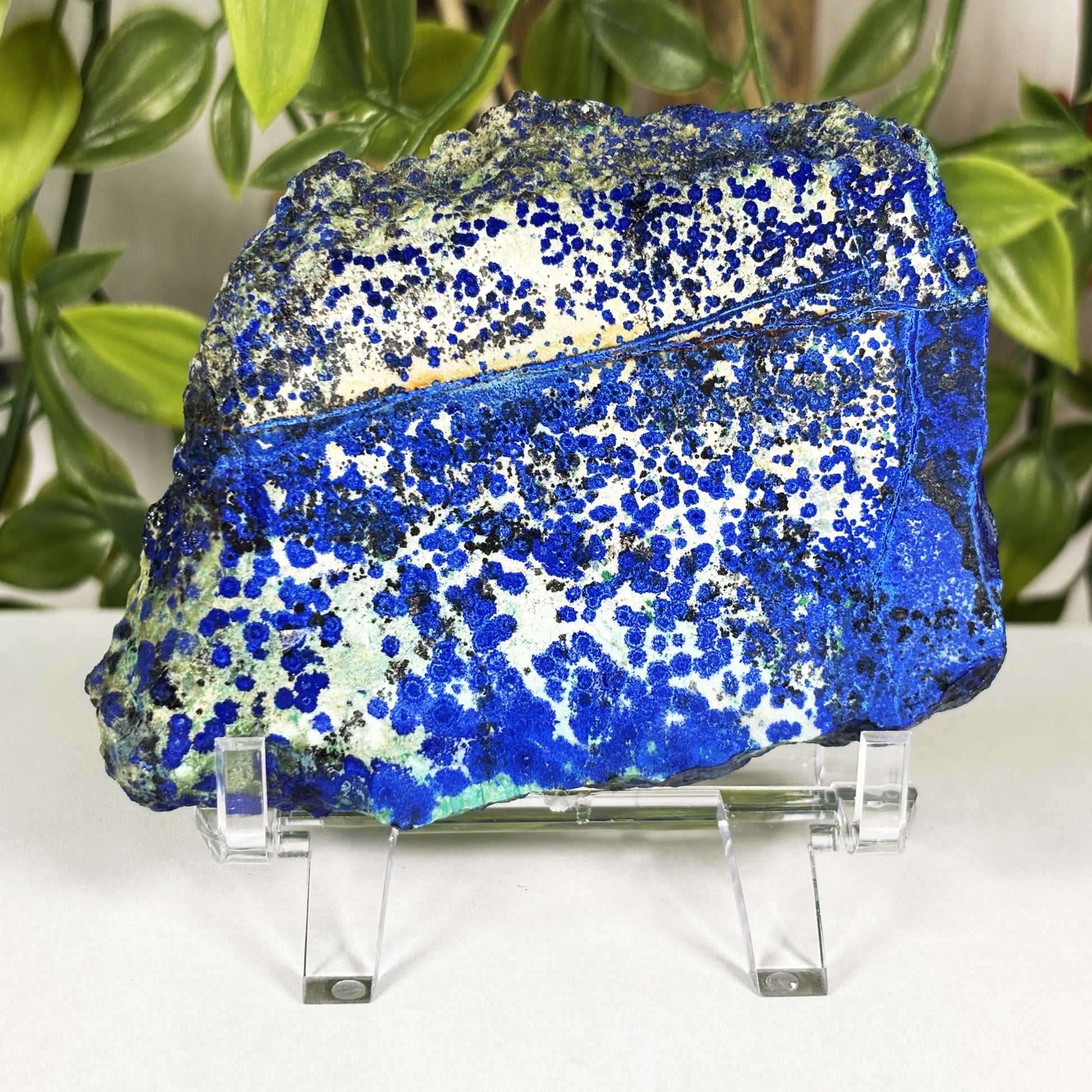 Azurite Malachite Crystal Slab - Gem Avenue Retail