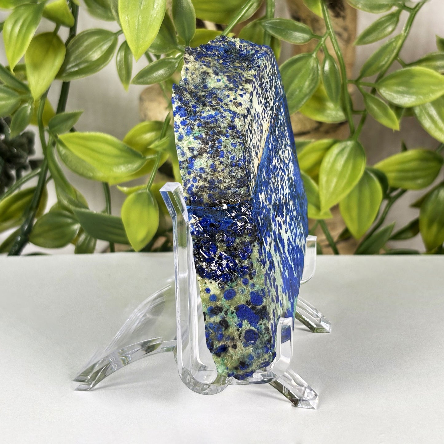 Azurite Malachite Crystal Slab - Gem Avenue Retail