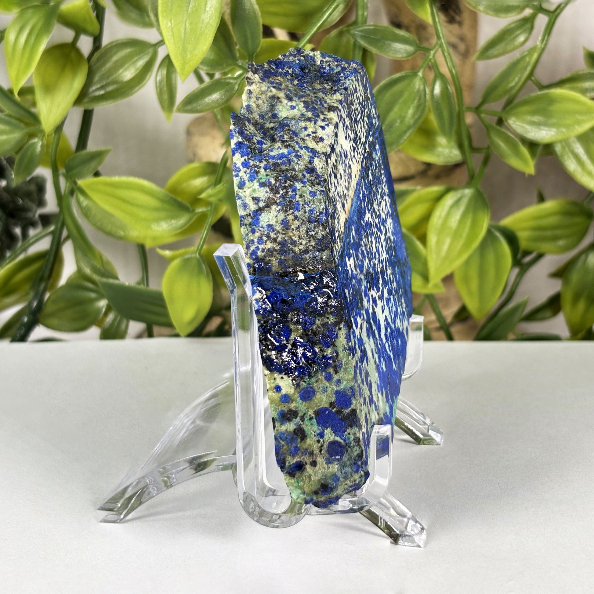 Azurite Malachite Crystal Slab - Gem Avenue Retail