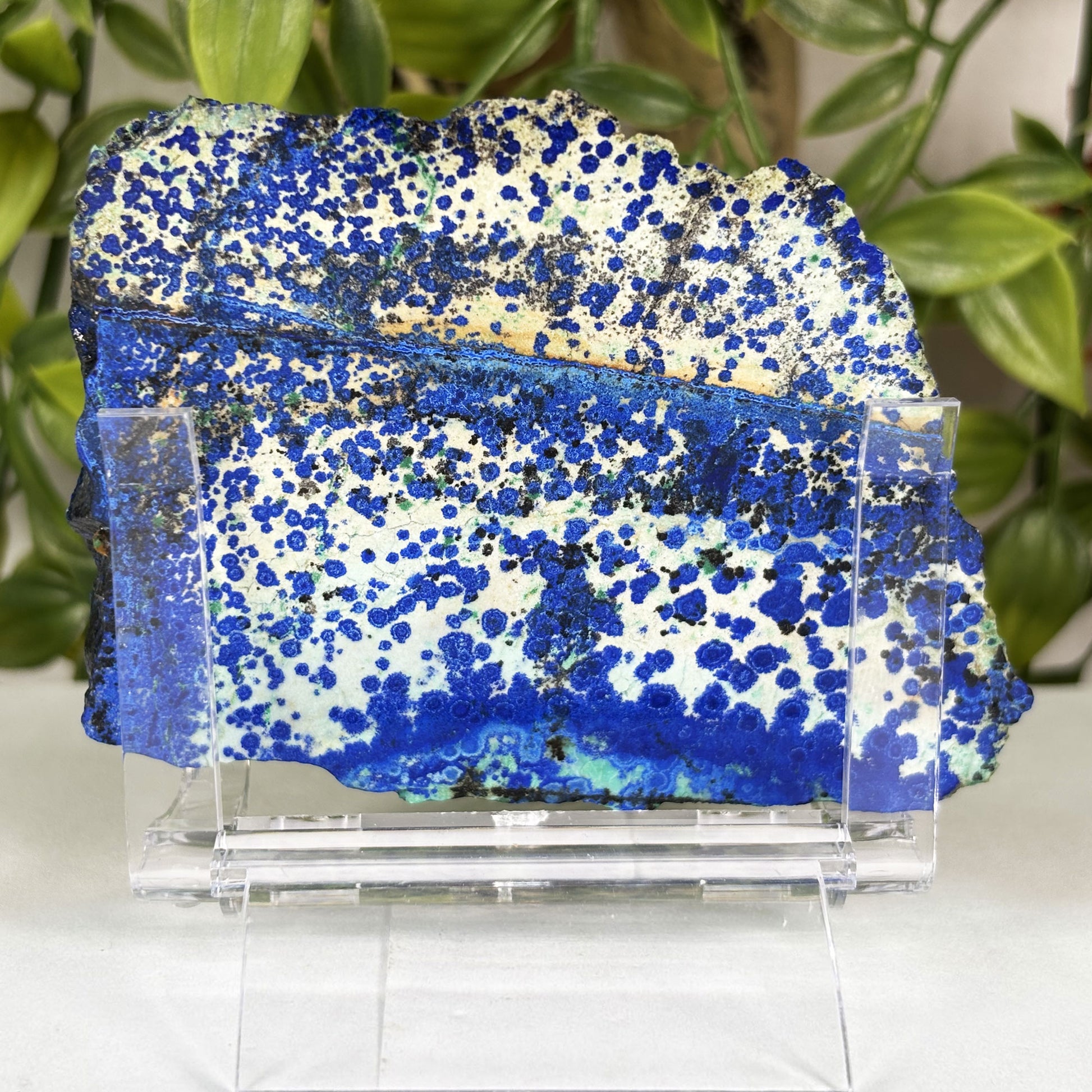 Azurite Malachite Crystal Slab - Gem Avenue Retail