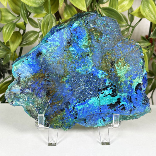 Azurite Malachite Crystal Slab - Gem Avenue Retail