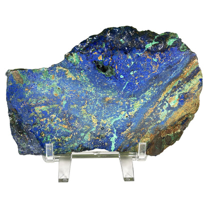 Azurite Malachite Crystal Slab - Gem Avenue Retail