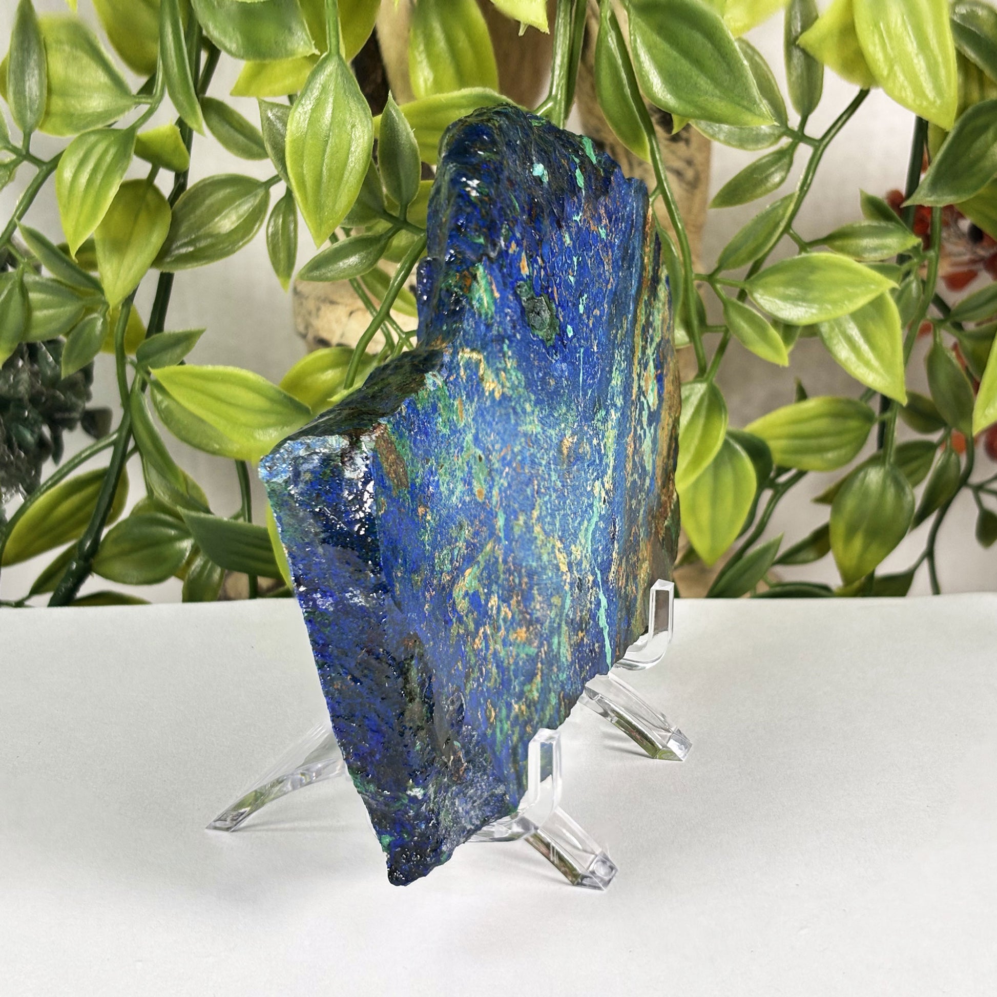 Azurite Malachite Crystal Slab - Gem Avenue Retail
