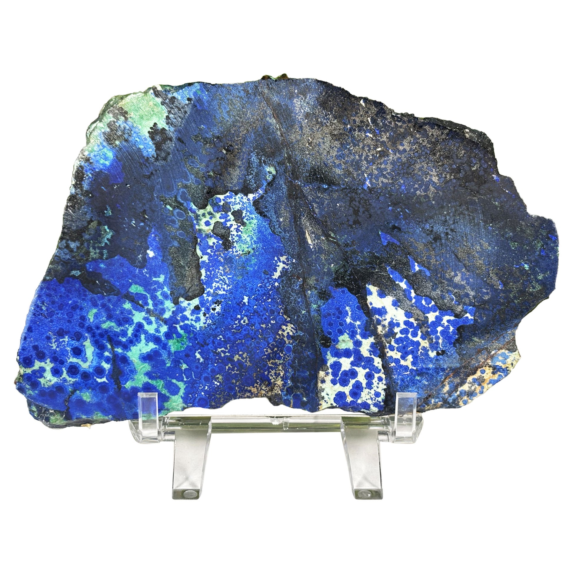 Azurite Malachite Crystal Slab - Gem Avenue Retail
