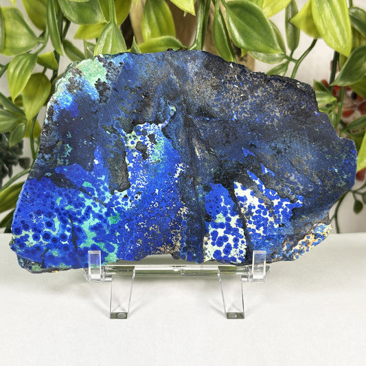 Azurite Malachite Crystal Slab - Gem Avenue Retail