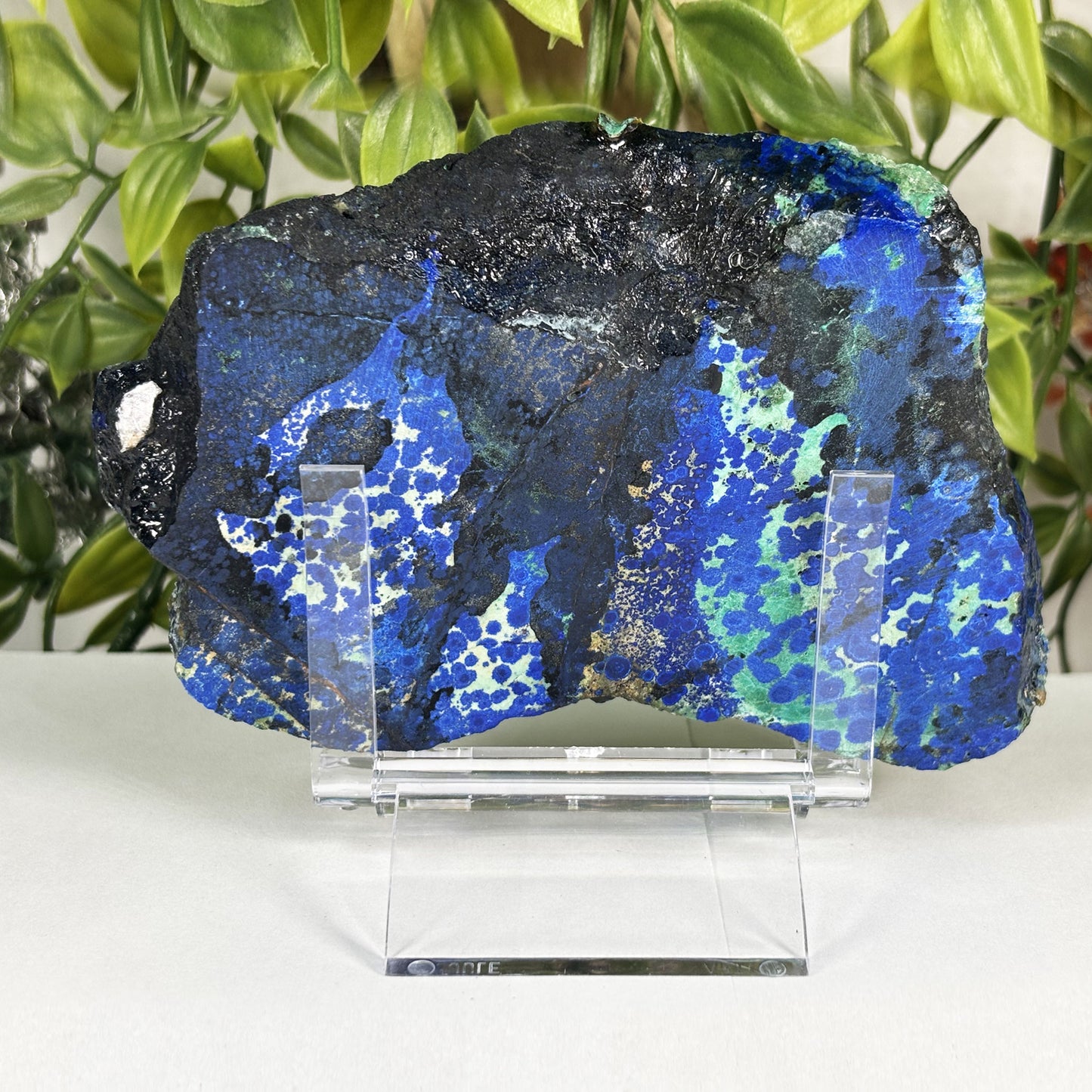 Azurite Malachite Crystal Slab - Gem Avenue Retail