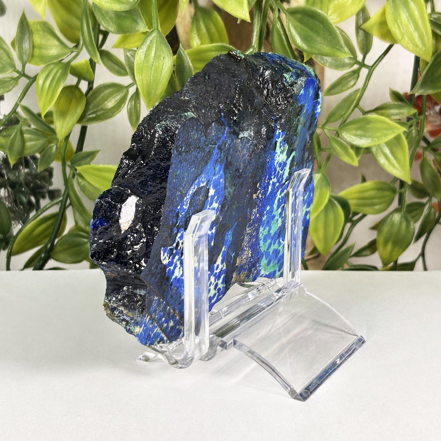 Azurite Malachite Crystal Slab - Gem Avenue Retail