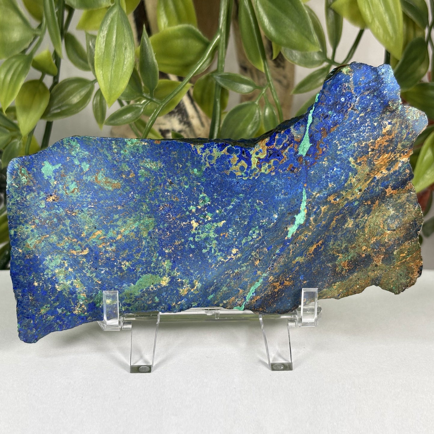 Azurite Malachite Crystal Slab - Gem Avenue Retail