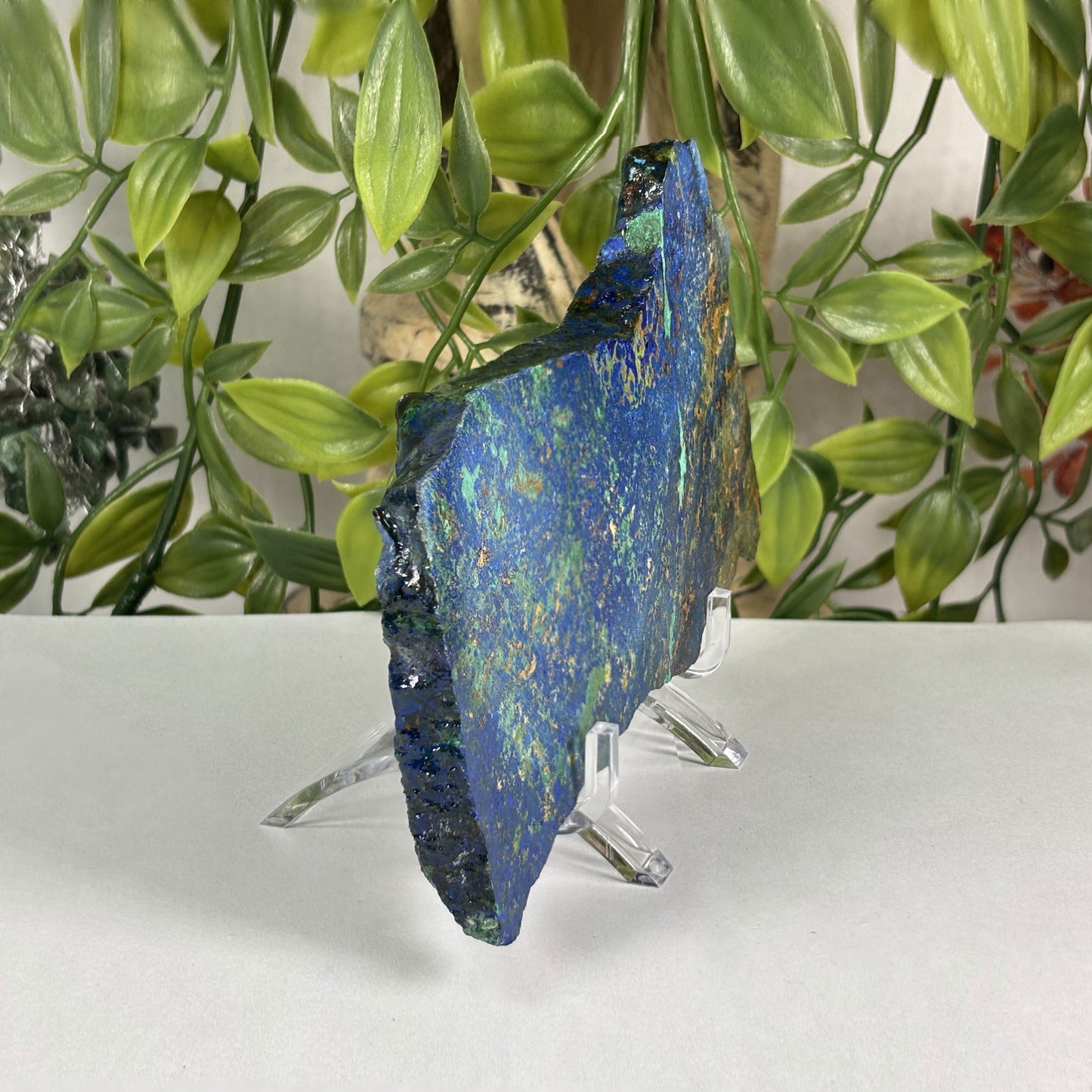 Azurite Malachite Crystal Slab - Gem Avenue Retail