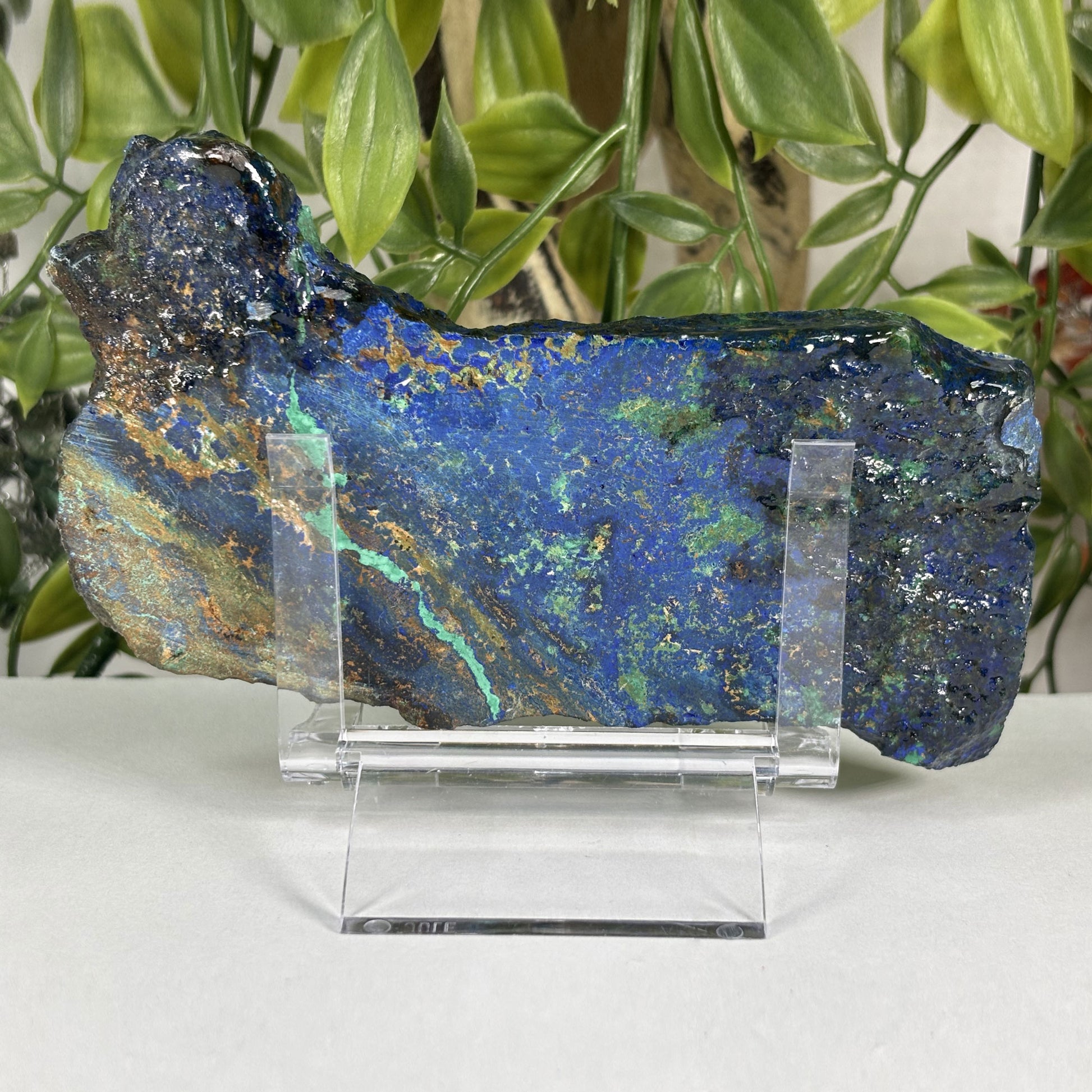 Azurite Malachite Crystal Slab - Gem Avenue Retail