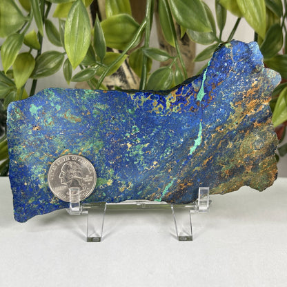 Azurite Malachite Crystal Slab - Gem Avenue Retail