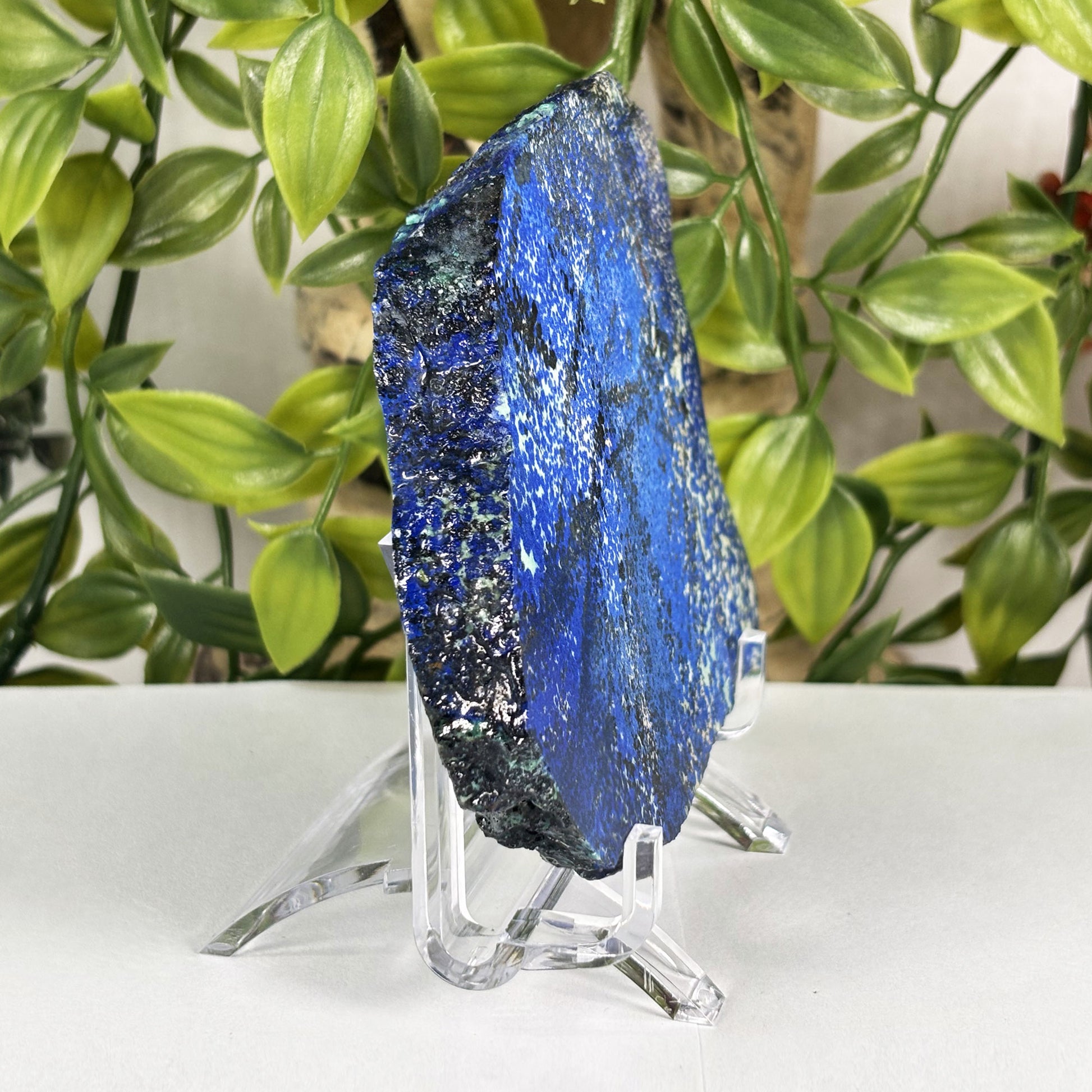Azurite Malachite Crystal Slab - Gem Avenue Retail