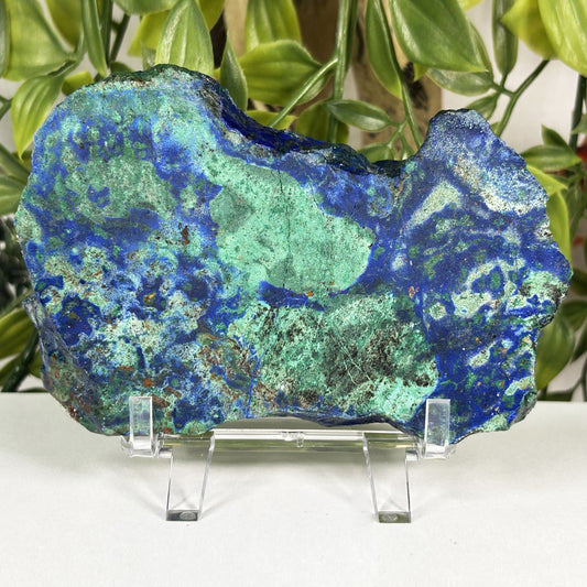 Azurite Malachite Crystal Slab - Gem Avenue Retail
