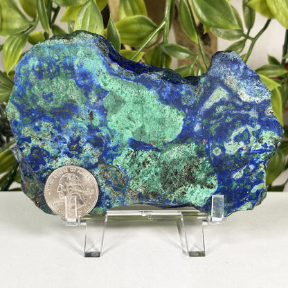 Azurite Malachite Crystal Slab - Gem Avenue Retail
