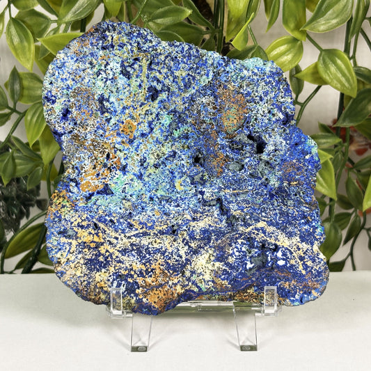 Azurite Malachite Crystal Slab - Gem Avenue Retail