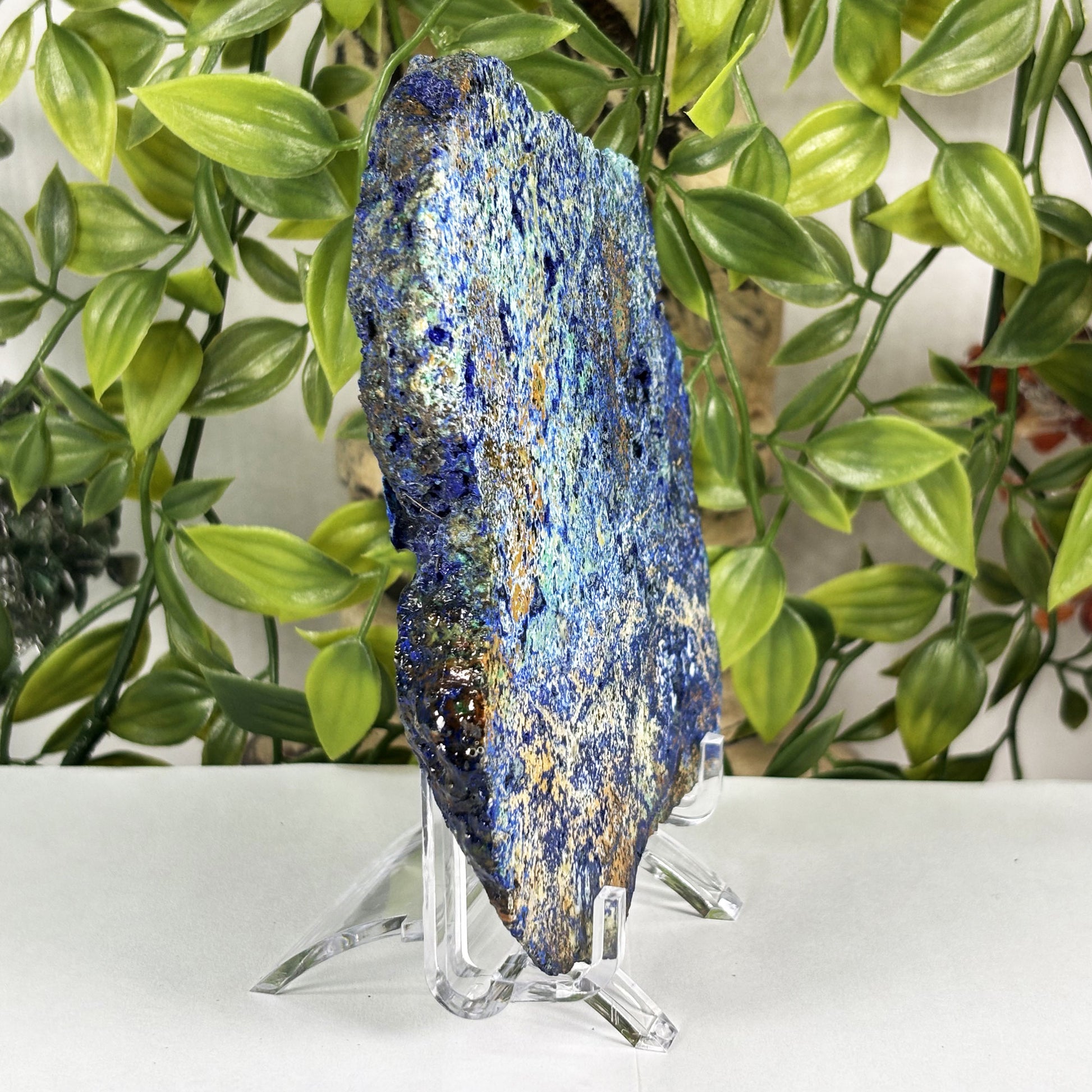 Azurite Malachite Crystal Slab - Gem Avenue Retail