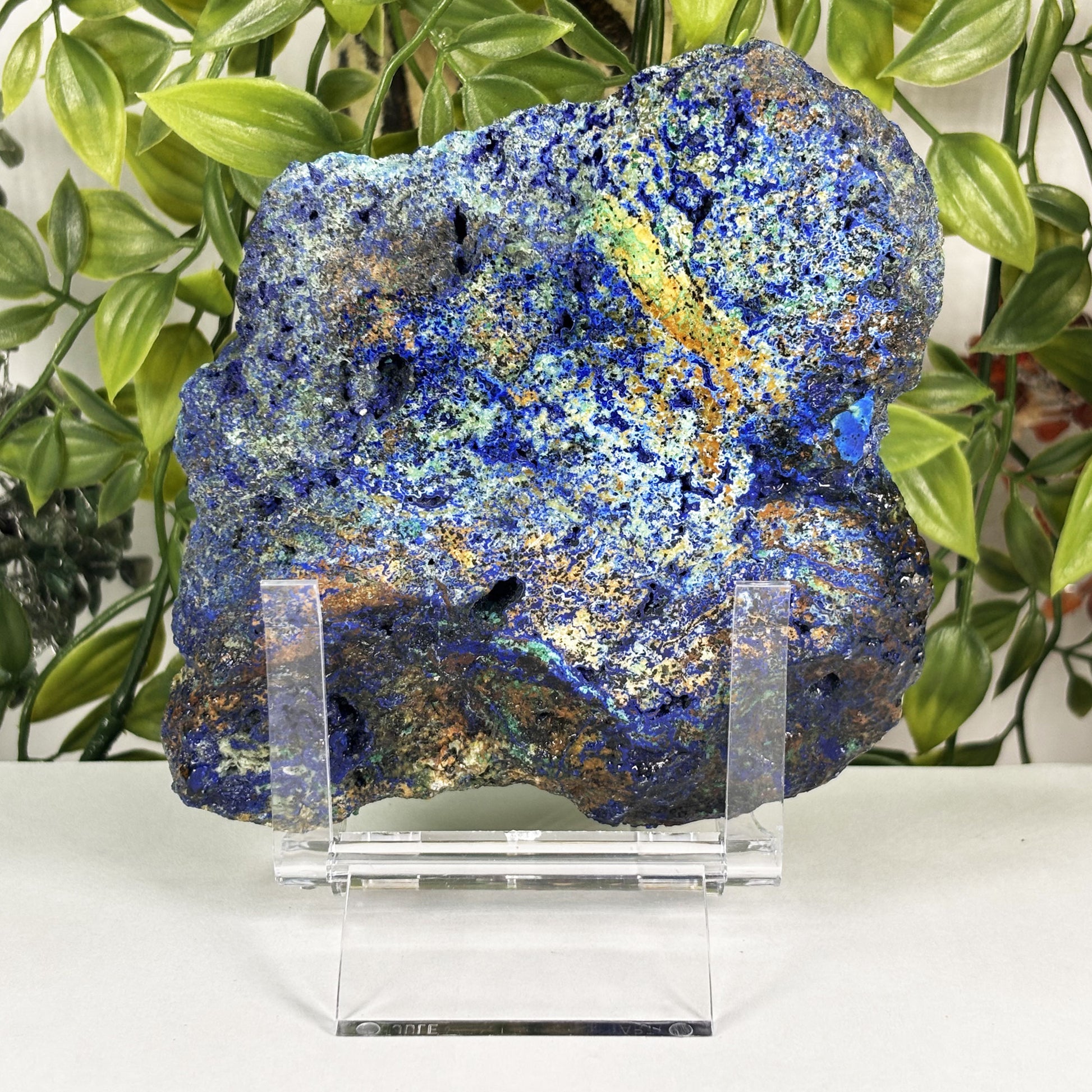 Azurite Malachite Crystal Slab - Gem Avenue Retail