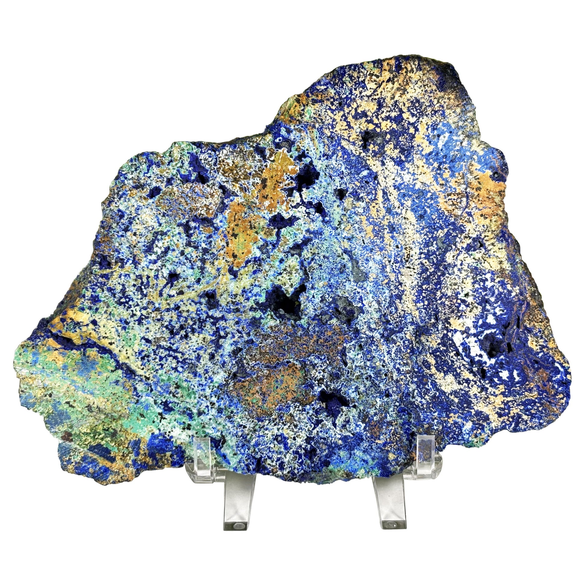 Azurite Malachite Crystal Slab -Gem Avenue Retail