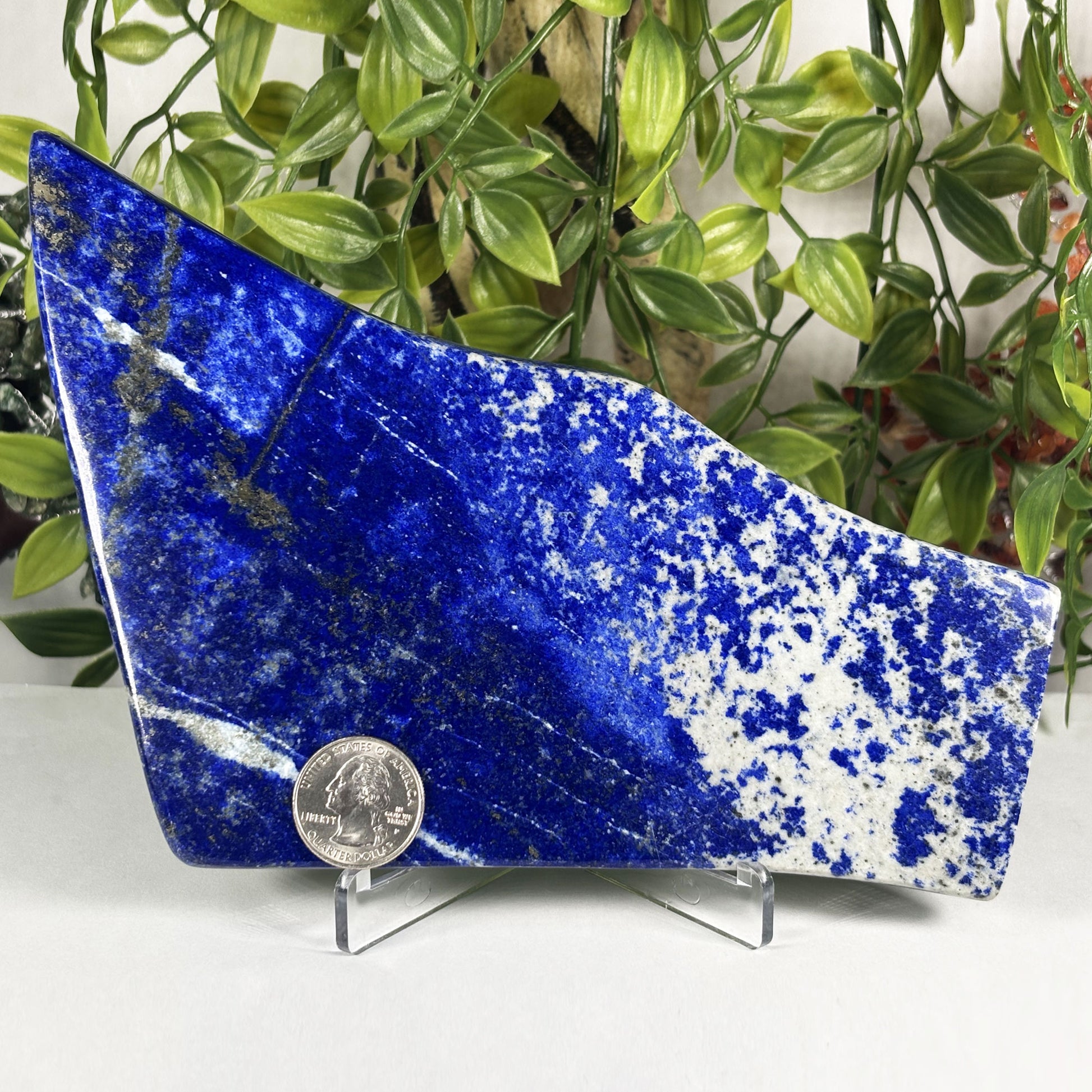 Lapis Lazuli Crystal Slab - Gem Avenue Retail