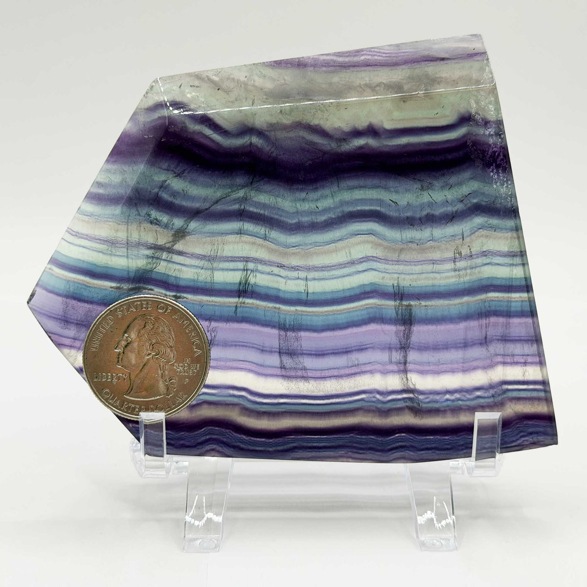 Fluorite Crystal Slab -Gem Avenue Ratail