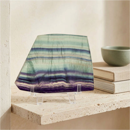 Fluorite Crystal Slab -Gem Avenue Ratail