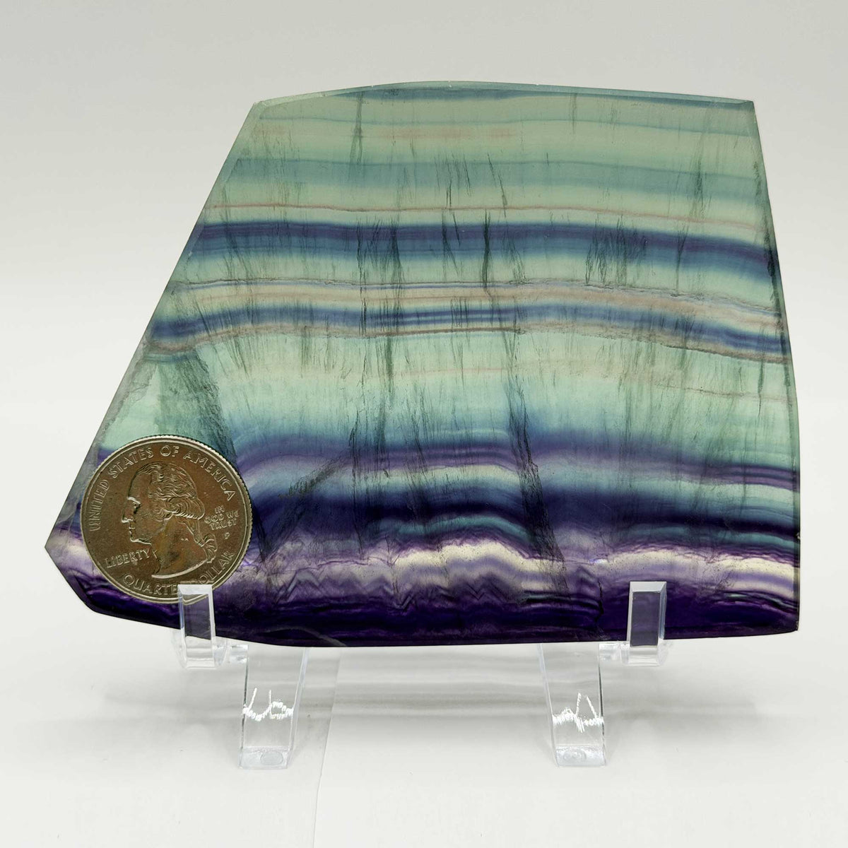 Fluorite Crystal Slab -Gem Avenue Ratail