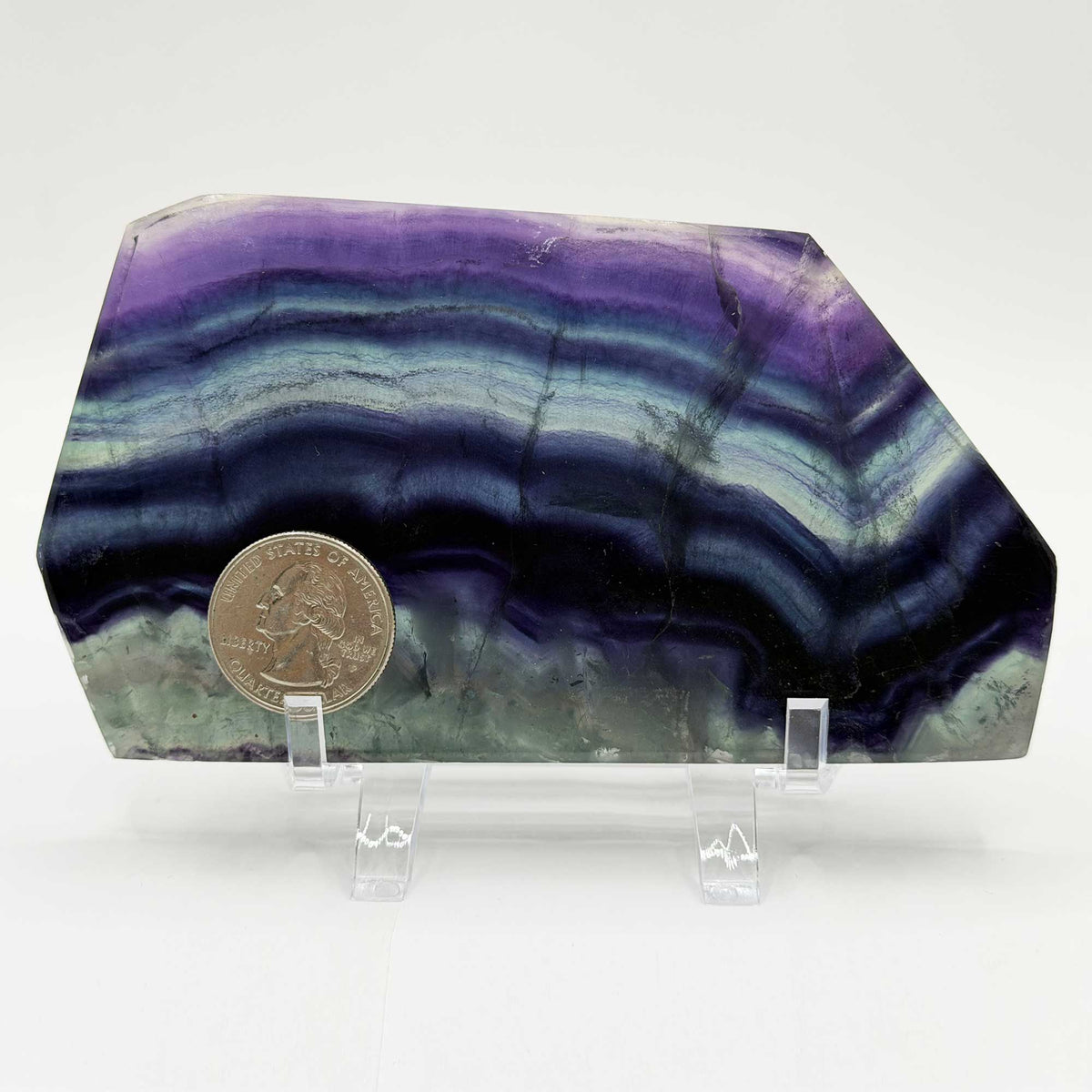 Fluorite Crystal Slab - Gem Avenue Retail